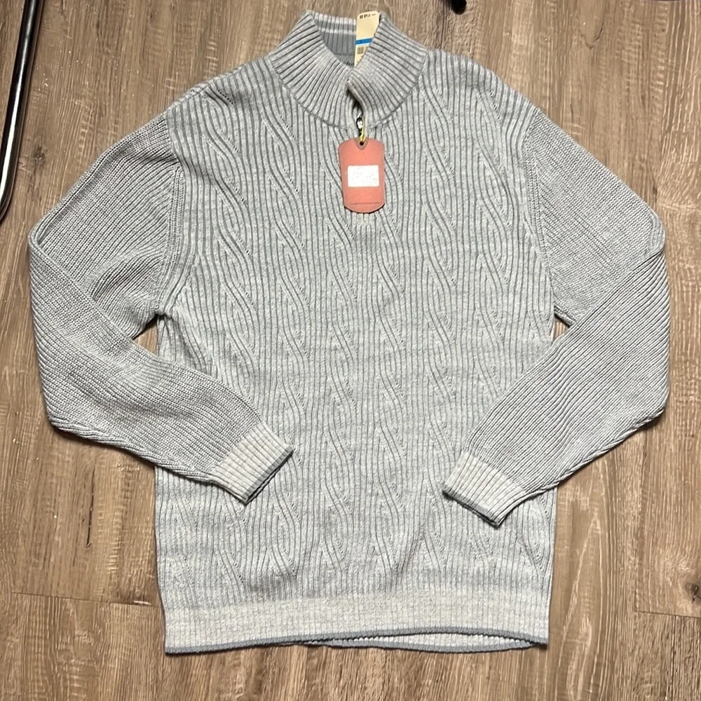 Tommy Bahama New Kingsley Cable Half Zip Pullover (Xl)